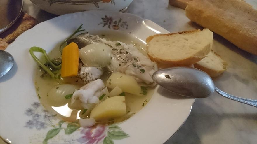 Fish Soup and Boiled fish (Riba na lešo)